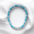 Collar azul Zeus