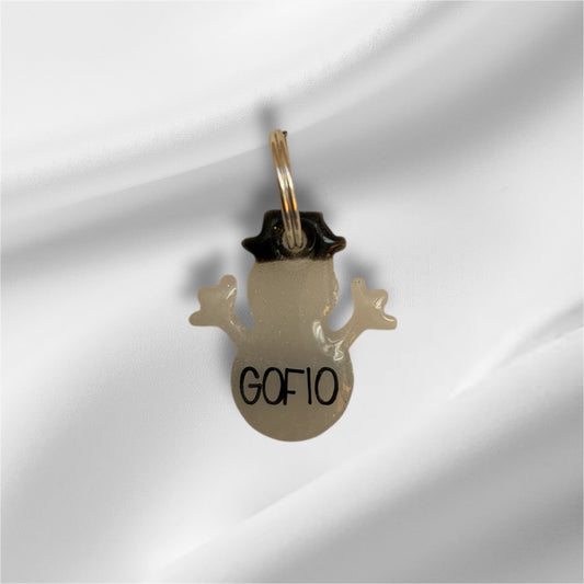 Chapita muñeco de nieve