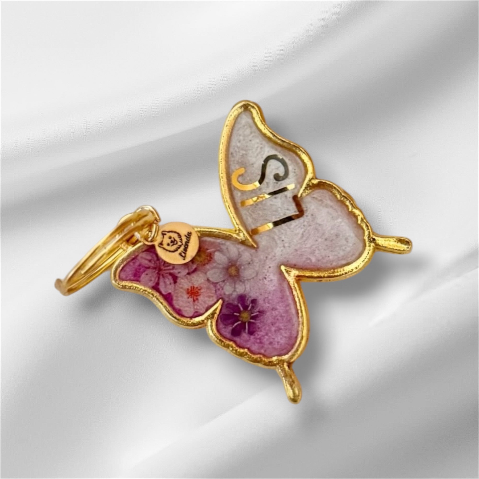 Chapita mariposa con marco